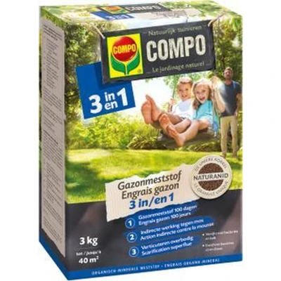 Afbeelding van Gazonmest Compo 40 m² (Organisch, 3 kg)