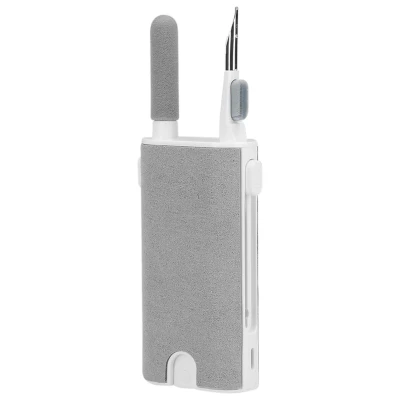 Afbeelding van iMoshion 5 in 1 Cleaning Tool Kit AirPods Schoonmaaktool voor AirPods, smartphones en oordopjes Wit