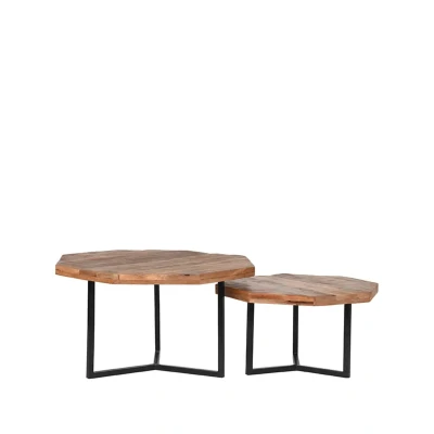 Afbeelding van LABEL51 Salontafel Figure Rough Mangohout