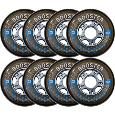Afbeelding van K2 Booster 84mm82a Inline Skatewielen 8 pack Transparant Skate Accessoires