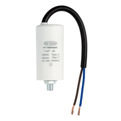 Afbeelding van Condensator startcondensator motorcondensator werkcondensator kabel 1,5µF 450V