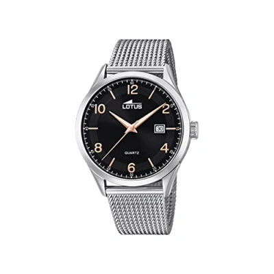 Afbeelding van Lotus Heren analoog quartz horloge met roestvrij stalen band 18631/4