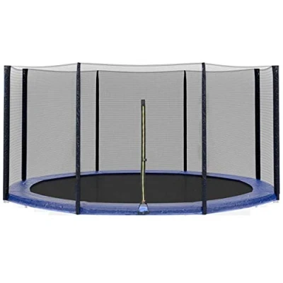 Afbeelding van ULTRAPOWER SPORTS Vervangingsnet, veiligheidsnet, trampolinenet voor trampoline, 427 cm, 8 stangen, zwart