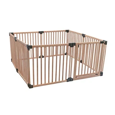 Afbeelding van Safetots Houten Speelruimte Assortiment, 160cm x (8 opties beschikbaar), Natuurlijk Hout, Babybox, voor Peuters, Vierkante Speel Pen, Eenvoudige Installatie