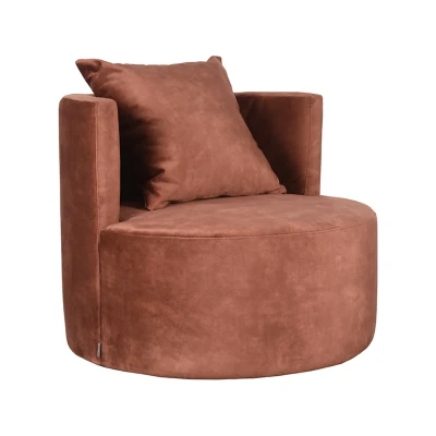 Afbeelding van LABEL51 Fauteuil Evy Rust Velours Majorr