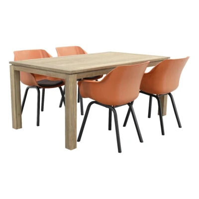 Afbeelding van Hartman Sophie Element Terra/Rome grey 170 cm. tuinset 5 delig