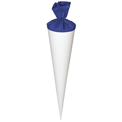 Afbeelding van Baier &amp; Schneider Heyda 204869951 snoepzakken met viltsluiting, broers en zussen, hoogte 35 cm, diameter 11 karton, 380 g/m², wit blauw