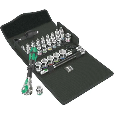 Afbeelding van Wera 8100 SB All in Zyklop 35 delige Speed ratelset 3/8&quot;