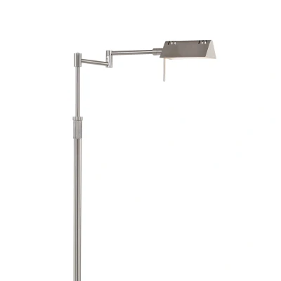Afbeelding van Vloerlamp / Leeslamp LED zwenkbaar rvs