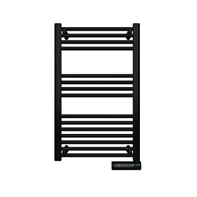 Afbeelding van Cecotec ReadyWarm 9100 Smart Towel Elektrische Handdoekradiator, laag verbruik, zwart, 500 W, led display, touch bediening, timer, 3 bedrijfsmodi, 2 veiligheidssystemen