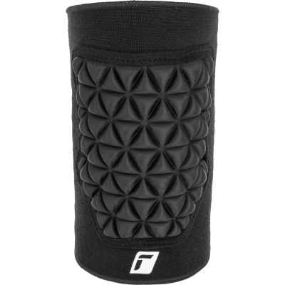 Afbeelding van Reusch Heren keeper kniebeschermer Deluxe, voetbalkeeper, kniebeschermer, gewatteerd, compressie voor volwassenen en kinderen, jongeren ter voorkoming van letsel, zwart