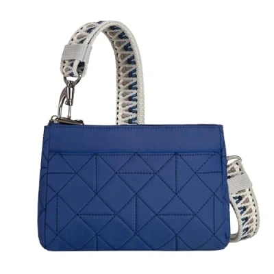 Afbeelding van Travelon Unisex Boho Anti Diefstal Clutch Crossbody, Weelderig Blauw, Blauw