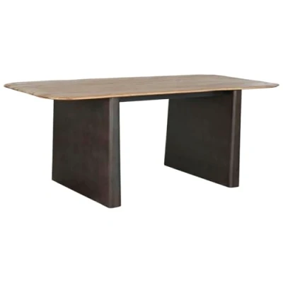 Afbeelding van Eettafel Home ESPRIT Natuurlijk Donkerbruin Spar 200 x 90 75 cm