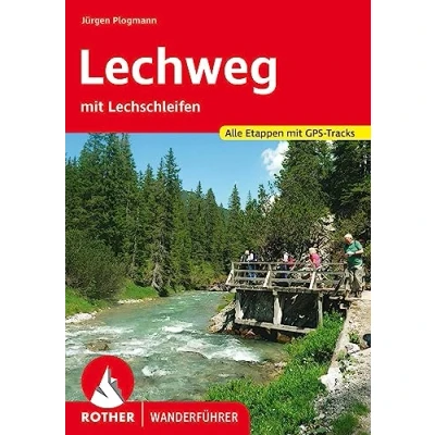 Afbeelding van Lechweg: mit Lechschleifen. Alle Etappen GPS Tracks