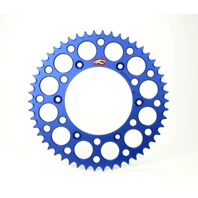 Afbeelding van Renthal Achtertandwiel 48 tanden Blauw Yamaha YZ125 1999 2023 YZ250 YZ250F 2001 YZ426F 2000 2002 YZ450F 2003 WR250F