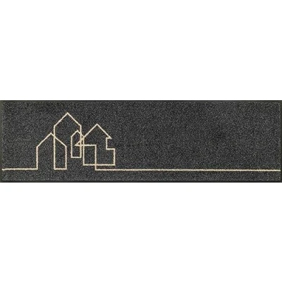 Afbeelding van wash+dry Deurmat, Linestreet, 35 x 120 cm, binnen en buiten, wasbaar