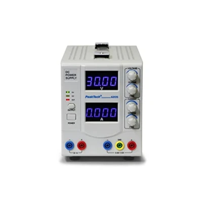 Afbeelding van PeakTech Digtial laboratoriumvoeding 0 30V / 5A DC, gestabiliseerd, lineair regelbaar, 1 stuk, P 6205