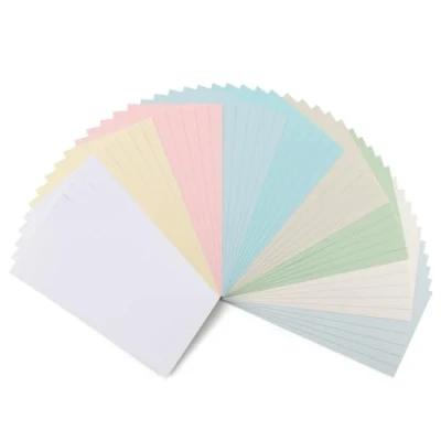 Afbeelding van Florence Pastellinnen karton 250 g scrapbooking papier 27 x 13,5 cm Pasen gekleurd elegante uitnodigingen, geschenkdozen en kunstprojecten