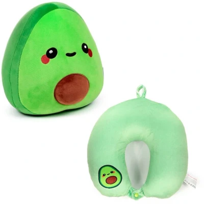 Afbeelding van Swapseazzz Foodiemals Pedro de Avocado 2 in 1 Pluche Reiskussen