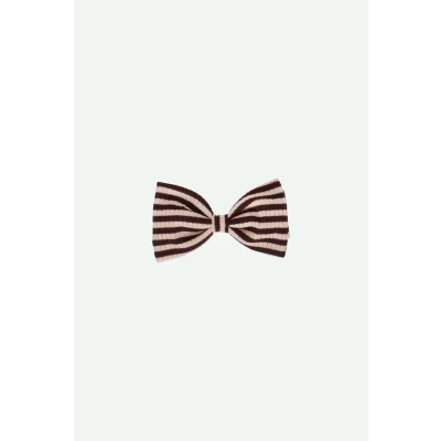 Afbeelding van Sticky lemon haarclip strik jetty brown