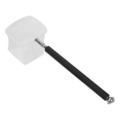 Afbeelding van Mini hengel, verstelbaar, voor garnalen, aquarium, 20 57,5 cm, uitbreidbaar (Black Square Net)
