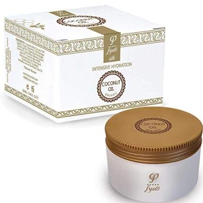 Afbeelding van Biologische Virgin Kokosolie voor Huidhaar Verrijkt met Bijenwas, Olijfolie, Argan &amp; Jojoba Natuurlijke Vochtinbrengende Crème 250ml