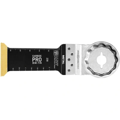 Afbeelding van FEIN 63502238230 E Cut Carbide Pro hardmetalen invalzaagblad met TiN coating 75x32mm (5 st.)