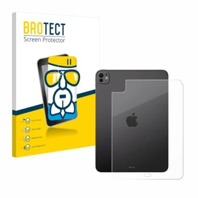 Afbeelding van BROTECT Screenprotector voor Apple iPad Pro 11&quot; WiFi 2024 (Achterkant) Folie Beschermfolie Beschermglas transparant