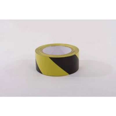 Afbeelding van Kortpack Reflecterende Tape Zwart/Geel 90mm X 10meter Zwart/ Geel (1 Rol)