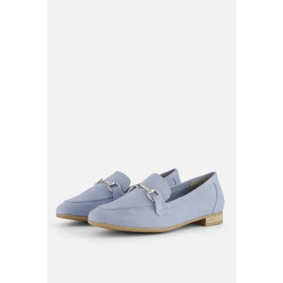 Afbeelding van Marco Tozzi Instappers Blauw Dames Maat 42
