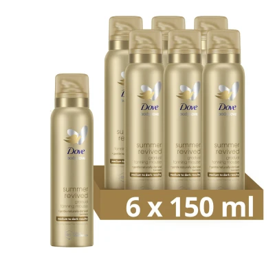 Afbeelding van 6x Dove Body Mousse SpaBodyMousse Tan Medium Dark 150 ml