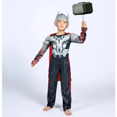 Afbeelding van Thor superhelden kostuum, kind, maat 122/128