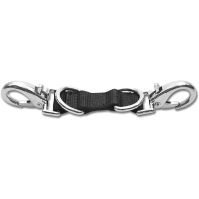 Afbeelding van Waldhausen Longeerbitstukje Double Zwart 18cm