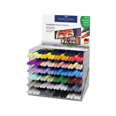 Afbeelding van Sketchmarker Faber Castell Goldfaber op alcoholbasis display 120 stuks