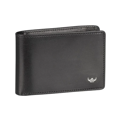 Afbeelding van Golden Head Portemonnee Colorado RFID Protect Petite Billfold Coin Wallet Black Zwart