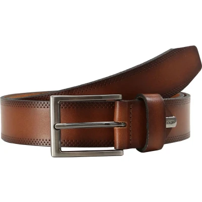 Afbeelding van LLOYD Leren Riem Cow Leather Men&#039;s Belt W80 Brandy Bruine