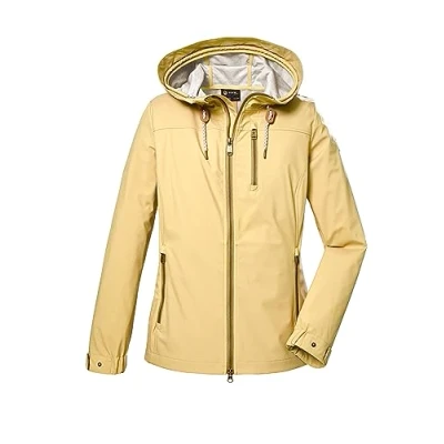 Afbeelding van G.I.G.A. DX Dames Softshelljas met capuchon/outdoorjas GS 24 WMN SFTSHLL JCKT, sun, 46, 41669 000