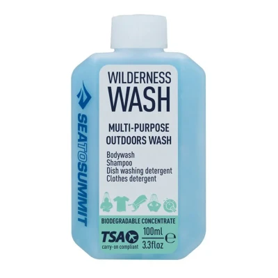 Afbeelding van Sea To Summit Wilderness Wash Wasmiddel 100 Ml Sky Blue Blauw Persoonlijke Verzorging