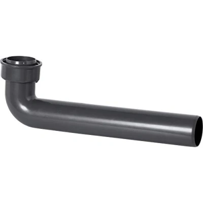 Afbeelding van Cornat Rezyklat afvoerpijp 90 1 1/2 inch x 40 mm 230 lengte voor het aansluiten van de afvalwateraansluiting Gemaakt gerecyclede kunststof Made in Germany kwaliteit / T355604R