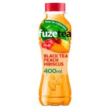 Afbeelding van Fuze Tea Black Peach Hibiscus 0,4L