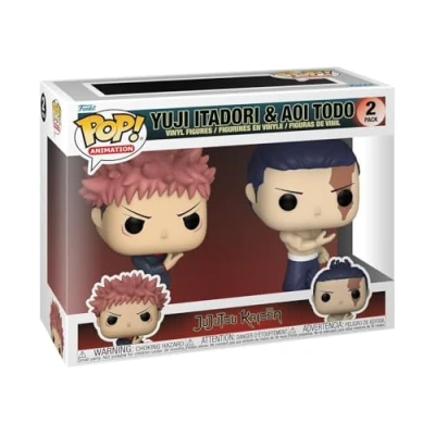 Afbeelding van Funko POP! Animation: JJK 2 Pack Yuji Itadori &amp; Todo Jujutsu Kaisen Verzamelbare Vinyl Figuur Cadeau Idee Officiële Merchandise Anime Fans
