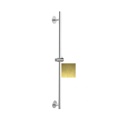 Afbeelding van SB Rubinetterie Universale glijstang met water toevoer PVD goud 316 1208955236
