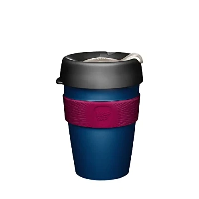 Afbeelding van KeepCup Originele, lichtgewicht herbruikbare koffiekop met spatwaterdicht Sipper Deksel 12oz/340ml Eve
