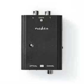 Afbeelding van Digitale audio omvormer Nedis 2x Tulp stereo RCA → Optisch Toslink of Coaxiaal S/PDIF (1 wegs)