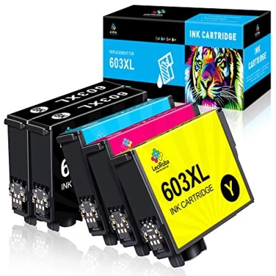 Afbeelding van LeciRoba 603xl voor Epson 603 inkt multipack en inktpatronen,voor XP 2100 2150 3100 3150 xp3155 4100 4150 Workforce WF 2810 WF2820 2840 2870 (5 pakketten)