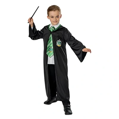 Afbeelding van Rubies Officiële Harry Potter Zwadderich kind blisterset, kinderen verkleedkleding, eenheidsmaat leeftijd 4 8 jaar, Wereldboekendag