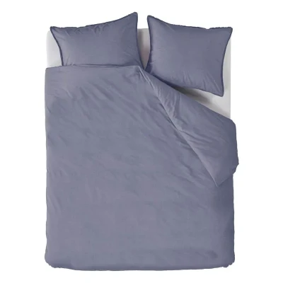 Afbeelding van At Home Dekbedovertrek One Colour Blauw 240 x 200/220