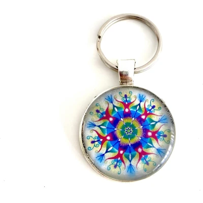 Afbeelding van Lysel Handmade Sleutelhanger Mandala Passie