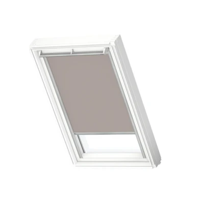 Afbeelding van VELUX Origineel Verduisterend Rolgordijn (DKL), Zilveren Kozijn, MK08, Light Taupe