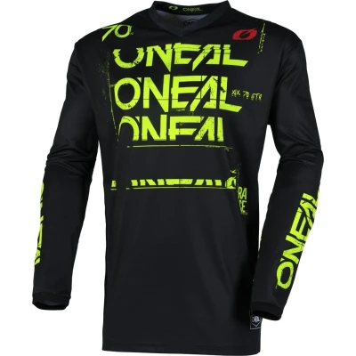 Afbeelding van Oneal Element Static Motorcross Jersey, zwart geel, afmeting XL voor man